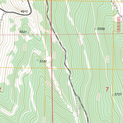 US Forest Service - Topo Calimus Butte, OR FSTopo Legacy digital map