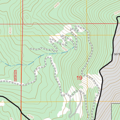 US Forest Service - Topo Calispell Peak, WA FSTopo Legacy digital map
