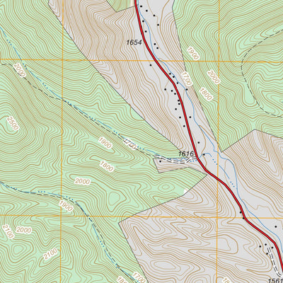 US Forest Service - Topo Callaghan, VA FSTopo Legacy digital map
