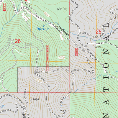 US Forest Service - Topo Calpine, CA FSTopo Legacy digital map