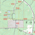 US Forest Service - Topo Calvin, LA FSTopo Legacy digital map