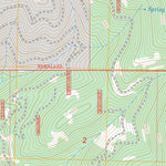 US Forest Service - Topo Calx Mountain, MT FSTopo Legacy digital map