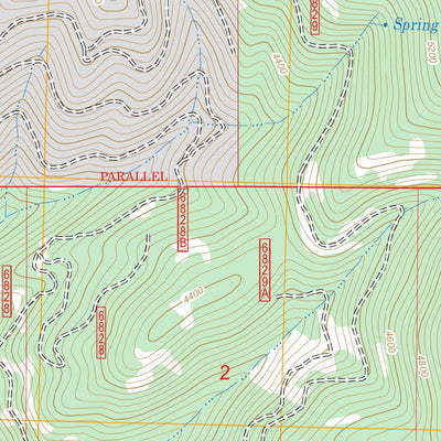 US Forest Service - Topo Calx Mountain, MT FSTopo Legacy digital map