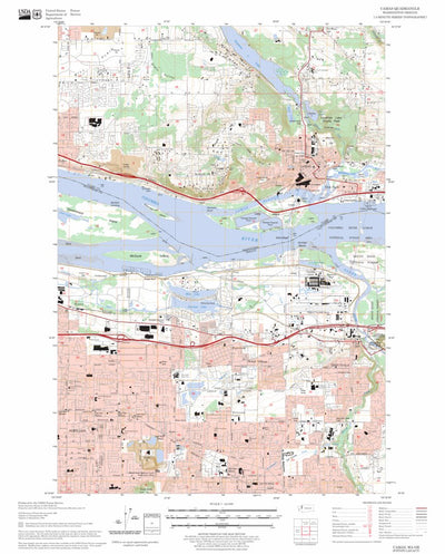 US Forest Service - Topo Camas, WA - OR FSTopo Legacy digital map