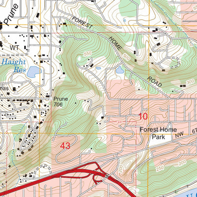 US Forest Service - Topo Camas, WA - OR FSTopo Legacy digital map