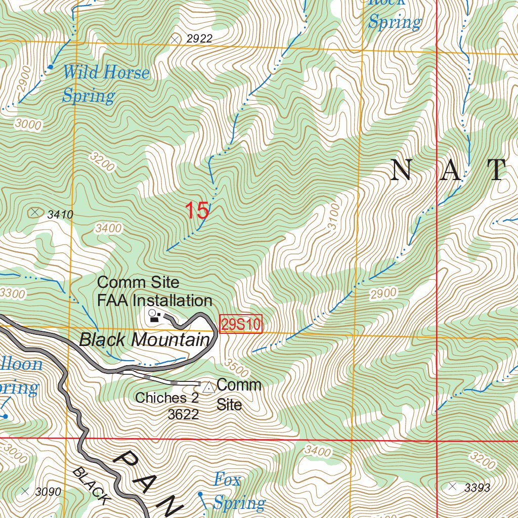 Camatta Ranch, CA FSTopo Legacy Map by US Forest Service - Topo ...