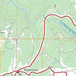 US Forest Service - Topo Camino, CA FSTopo Legacy digital map