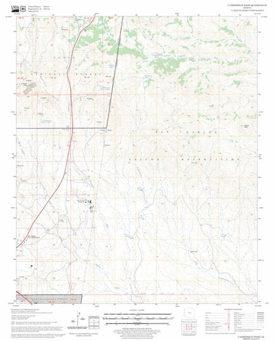 US Forest Service - Topo Cammerman Wash, AZ FSTopo Legacy digital map