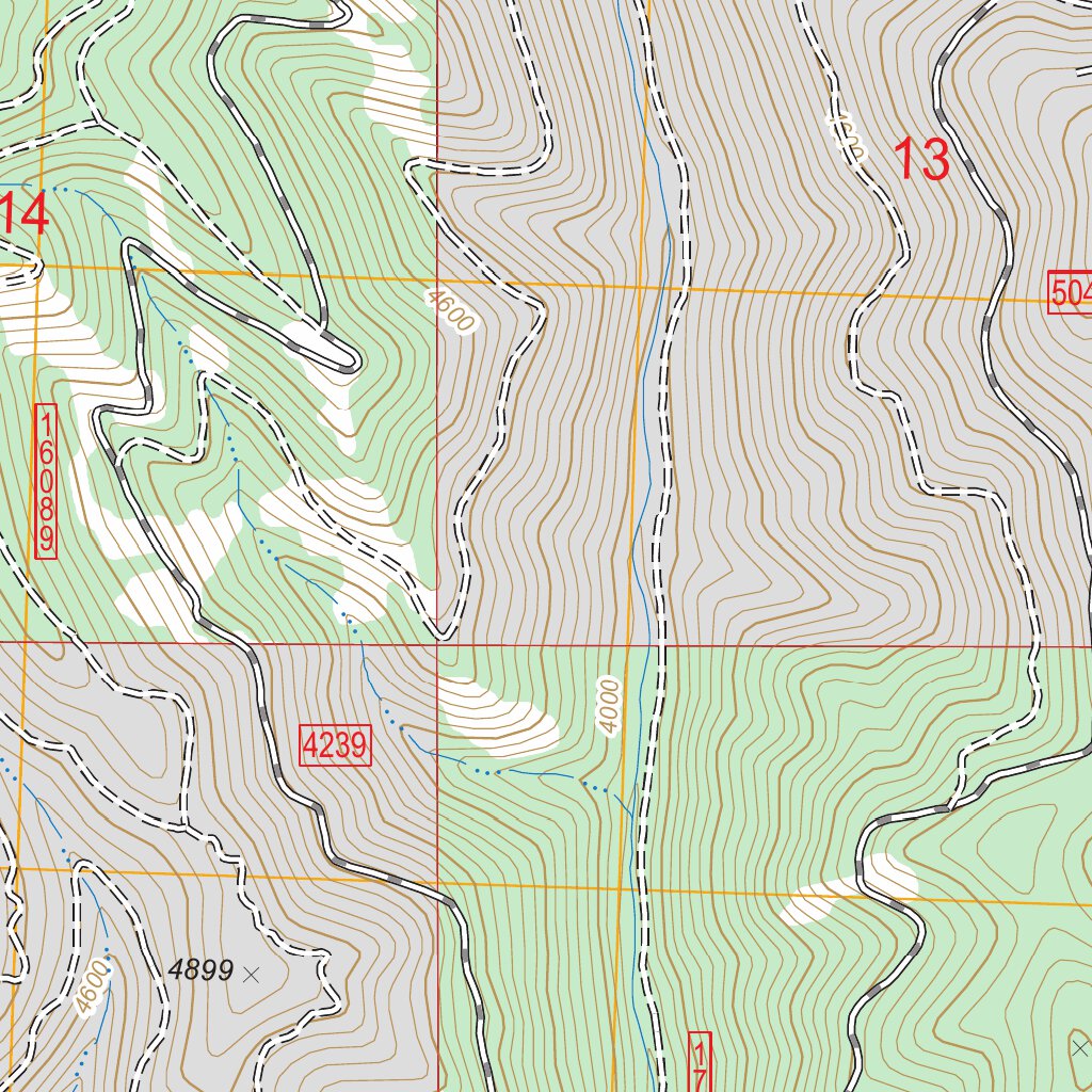 Camp Creek, MT FSTopo Legacy Map by US Forest Service - Topo | Avenza Maps