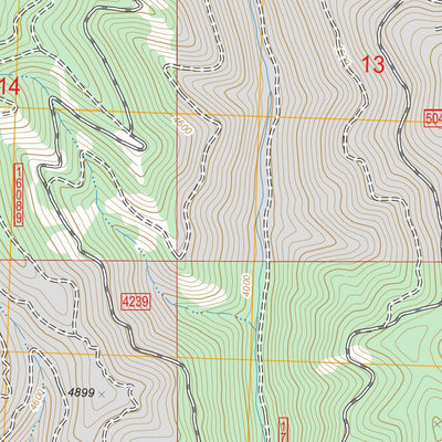 US Forest Service - Topo Camp Creek, MT FSTopo Legacy digital map