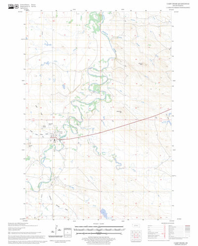 US Forest Service - Topo Camp Crook, SD FSTopo Legacy digital map