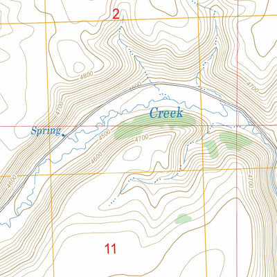 US Forest Service - Topo Camp Currey Spring, OR FSTopo Legacy digital map