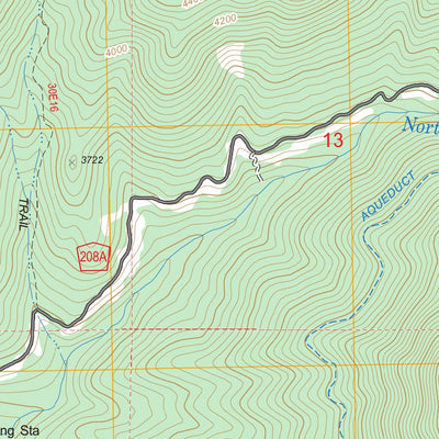 US Forest Service - Topo Camp Wishon, CA FSTopo Legacy digital map