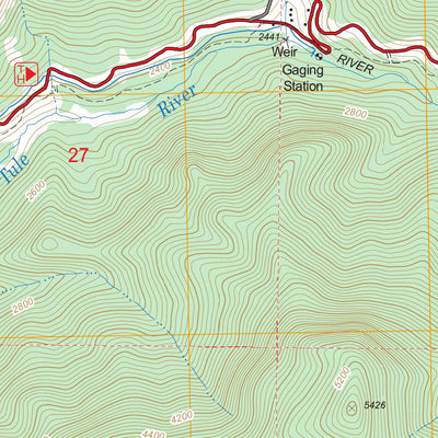 US Forest Service - Topo Camp Wishon, CA FSTopo Legacy digital map