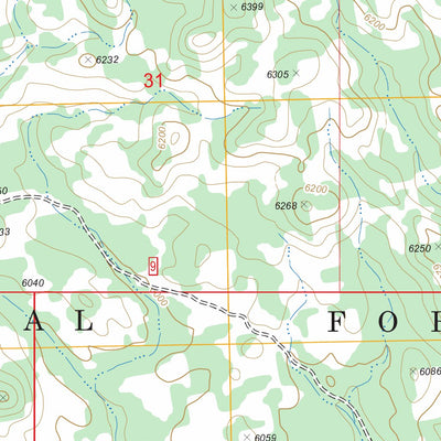 US Forest Service - Topo Camp Wood, AZ FSTopo Legacy digital map