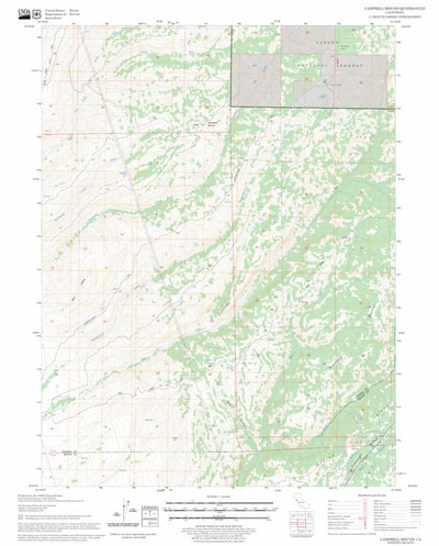 US Forest Service - Topo Campbell Mound, CA FSTopo Legacy digital map