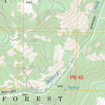 US Forest Service - Topo Campbell Reservoir, OR FSTopo Legacy digital map