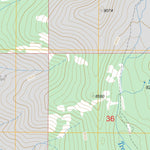 US Forest Service - Topo Campfire Lake, MT FSTopo Legacy digital map