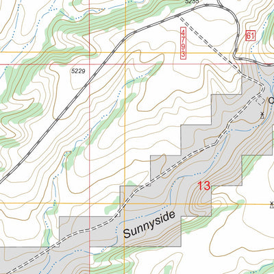 US Forest Service - Topo Campini Mesa, AZ FSTopo Legacy digital map