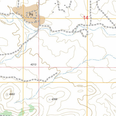 US Forest Service - Topo Campo Bonito, AZ FSTopo Legacy digital map