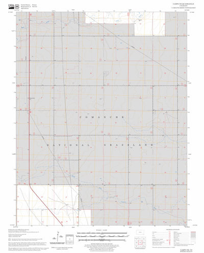 US Forest Service - Topo Campo NE, CO FSTopo Legacy digital map