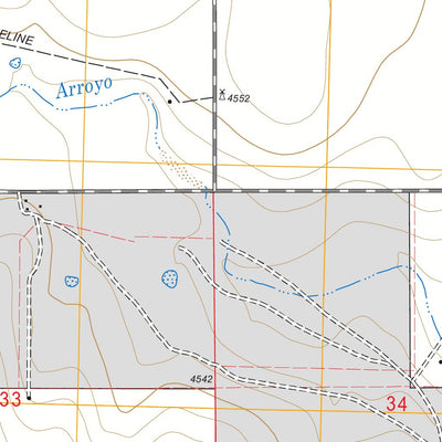 US Forest Service - Topo Campo NW, CO FSTopo Legacy digital map