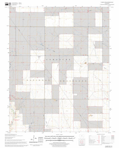 US Forest Service - Topo Campo SW, CO FSTopo Legacy digital map