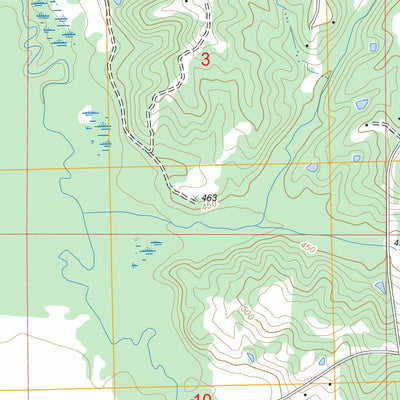 US Forest Service - Topo Canaan, MS - TN FSTopo Legacy digital map