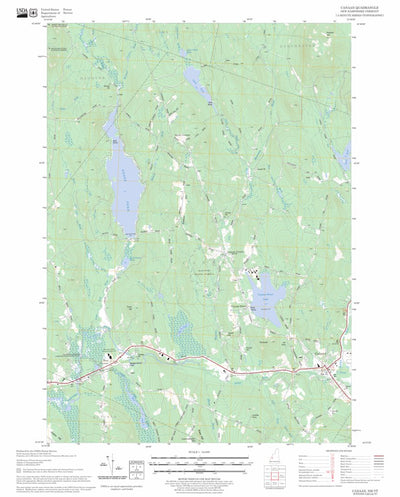 US Forest Service - Topo Canaan, NH - VT FSTopo Legacy digital map