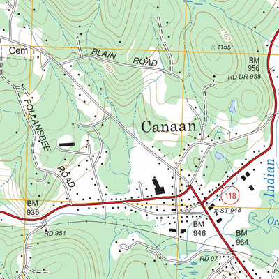 US Forest Service - Topo Canaan, NH - VT FSTopo Legacy digital map