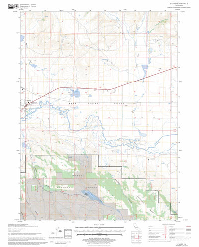 US Forest Service - Topo Canby, CA FSTopo Legacy digital map