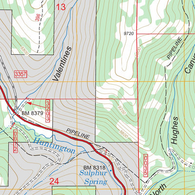 US Forest Service - Topo Candland Mountain, UT FSTopo Legacy digital map