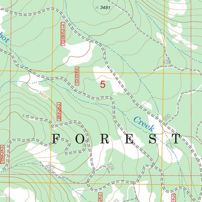 US Forest Service - Topo Candle Creek, OR FSTopo Legacy digital map