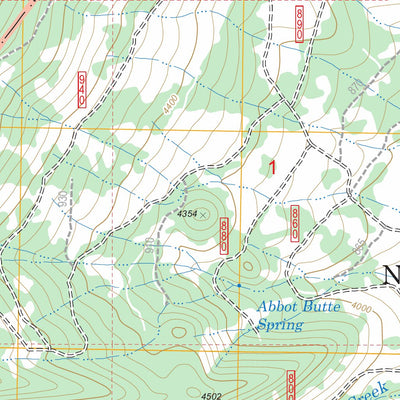 US Forest Service - Topo Candle Creek, OR FSTopo Legacy digital map