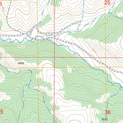 US Forest Service - Topo Candle Mountain, MT FSTopo Legacy digital map