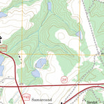 US Forest Service - Topo Candor, NC FSTopo Legacy digital map