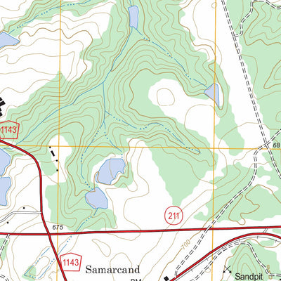 US Forest Service - Topo Candor, NC FSTopo Legacy digital map