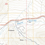 US Forest Service - Topo Cane Canyon, CA FSTopo Legacy digital map
