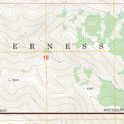 US Forest Service - Topo Cane Canyon, CA FSTopo Legacy digital map