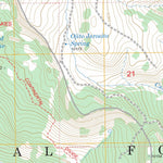 US Forest Service - Topo Canjilon Mountain, NM FSTopo Legacy digital map