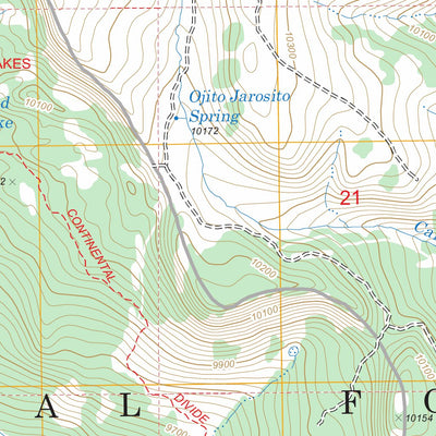 US Forest Service - Topo Canjilon Mountain, NM FSTopo Legacy digital map
