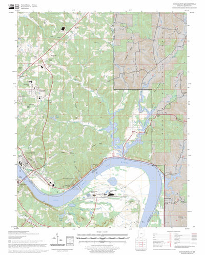US Forest Service - Topo Cannelton, IN - KY FSTopo Legacy digital map