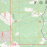 US Forest Service - Topo Cannibal Mountain, OR FSTopo Legacy digital map