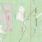 US Forest Service - Topo Cannibal Mountain, OR FSTopo Legacy digital map