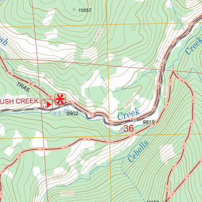US Forest Service - Topo Cannibal Plateau, CO FSTopo Legacy digital map