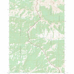 US Forest Service - Topo Canoe Lake, WY FSTopo Legacy digital map