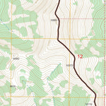 US Forest Service - Topo Canoe Lake, WY FSTopo Legacy digital map