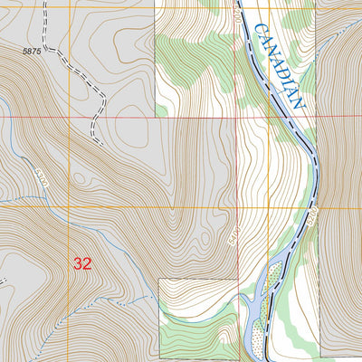 US Forest Service - Topo Canon Colorado, NM FSTopo Legacy digital map