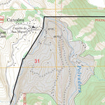 US Forest Service - Topo Canones, NM FSTopo Legacy digital map