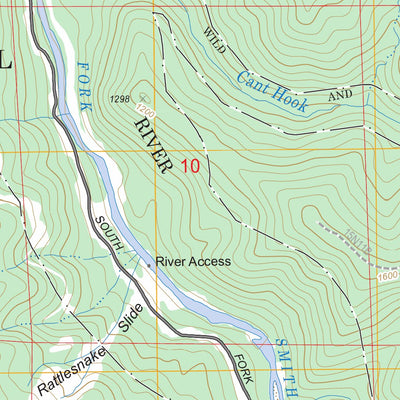 US Forest Service - Topo Canthook Mountain, CA FSTopo Legacy digital map
